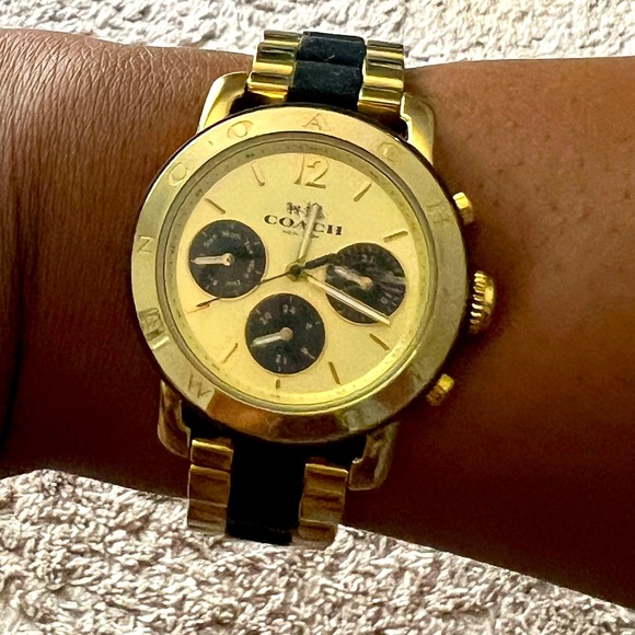 Coach Accessories - Coach Gold/Black Watch